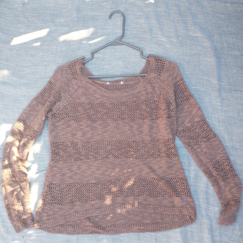 Women's Loose Knitt Long Sleeve Sweater
